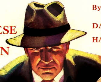 Depiction of Dashiell Hammett's character Sam Spade, cover of Black Mask magazine, September 1929.