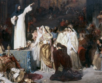 Ludwig von Langenmantel Savonarola Preaching Against Prodigality by Ludwig von Langenmantel.