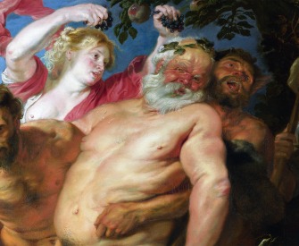 Drunken Silenus supported by Satyrs by Anthony van Dyck.