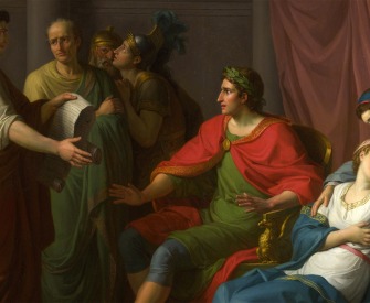 Virgil reading the Aeneid to Augustus and Octavia Virgil reading the Aeneid to Augustus and Octavia, by Jean-Joseph Taillasson, 1787.