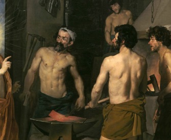 Apollo in the Forge of Vulcan, by Diego Velázquez, 1630. Museo del Prado, Madrid.