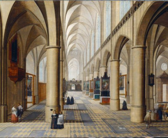 Interior of a Gothic Church