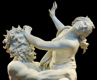 The Rape of Proserpina, by Gianlorenzo Bernini, c. 1618–25. Photograph by Sonse. Flickr (CC BY 2.0).