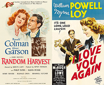 Random Harvest (1942) and I Love You Again (1941).