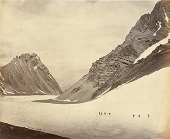 The Manirung Pass, by Samuel Bourne, 1860s. The Metropolitan Museum of Art, Gilman Collection, Purchase, Cynthia Hazen Polsky Gift, 2005.