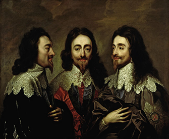 Charles I, by Anthony van Dyck, c. 1750. Victoria and Albert Museum, bequeathed by John Jones.