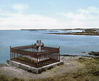Chateaubriand's tomb, Saint-Malo, France c. 1890-1905. Library of Congress, Prints and Photographs Division, Photochrom Prints Collection.