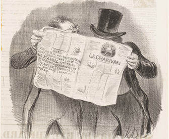 Advice to Subscribers, by Honoré Daumier, 1840. The Metropolitan Museum of Art.