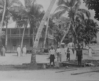 Pago Pago in American Samoa, c. 1918. Photograph by Bain News Service. Library of Congress, Prints and Photographs Division.