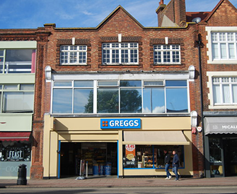 Greggs, Tonbridge, Kent. Copyright © N. Chadwick.