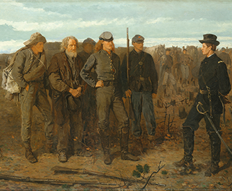 Prisoners from the Front, by Winslow Homer, 1866. The Metropolitan Museum of Art, Gift of Mrs. Frank B. Porter, 1922. Prisoners from the Front, by Winslow Homer, 1866. The Metropolitan Museum of Art, Gift of Mrs. Frank B. Porter, 1922.