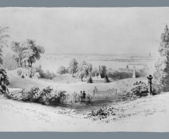 New York from Greenwood Cemetery