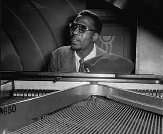 Thelonious Monk, Minton’s Playhouse, New York, 1947. Photograph by William P. Gottlieb. Library of Congress, Music Division.