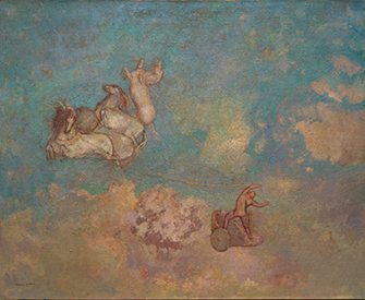 The Chariot of Apollo, by Odilon Redon, 1905–16. The Metropolitan Museum of Art, anonymous gift. The Chariot of Apollo, by Odilon Redon, 1905–16. The Metropolitan Museum of Art, anonymous gift.