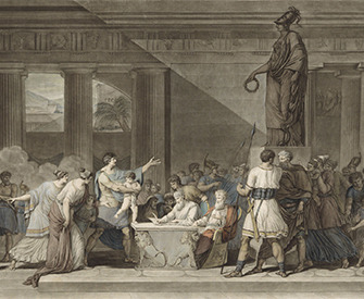 First Civil Act of the Republic of Athens (detail), by Pierre Michel Alix, after Victor Maximilien Potain, c. 1799–1804. Rijksmuseum.