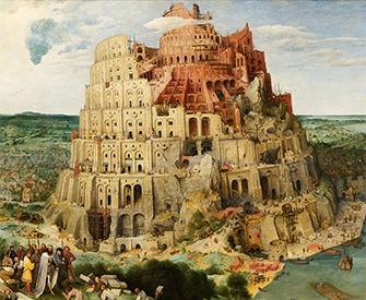 The Tower of Babel, by Pieter Bruegel the Elder, 1563.