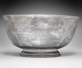 Sons of Liberty bowl, by Paul Revere, 1768