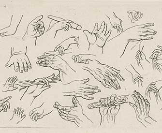 Drawings of hands
