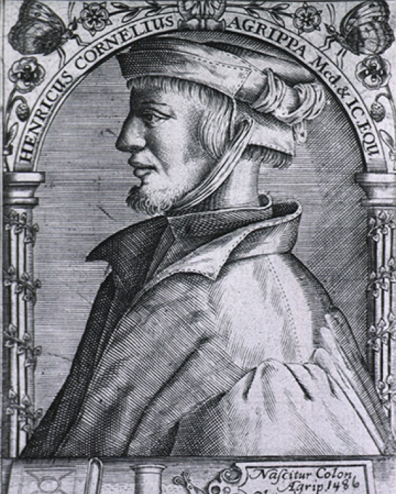 German magician, occult writer, and theologian Heinrich Cornelius Agrippa.