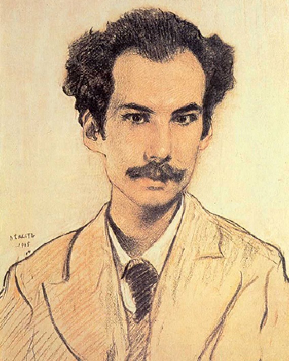 Russian poet Andrei Bely.