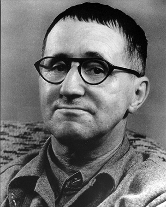 German poet and playwright Bertolt Brecht.