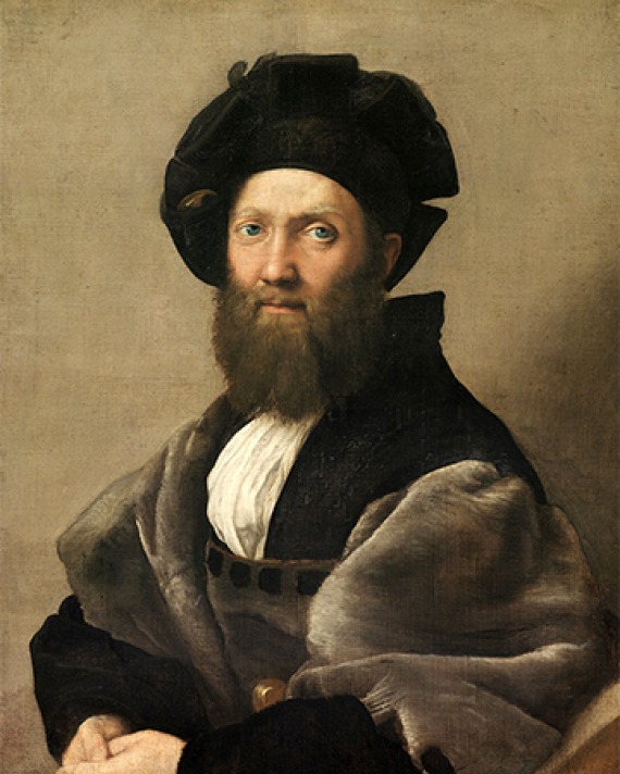 Italian courtier, diplomat, and writer Baldassare Castiglione.