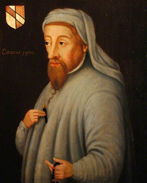 English writer Geoffrey Chaucer.