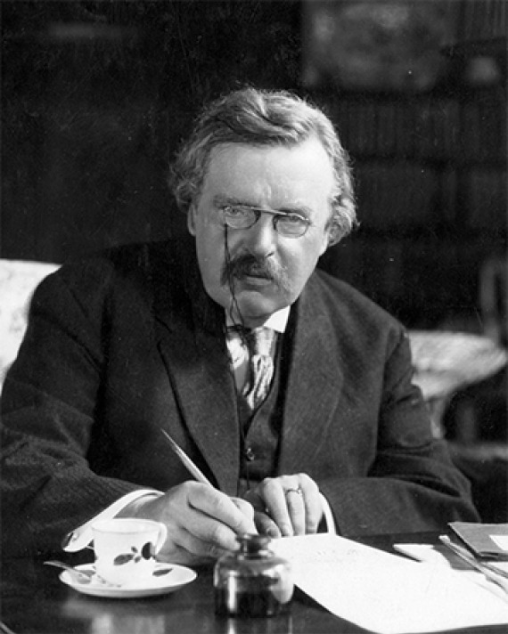 English critic and author G. K. Chesterton.