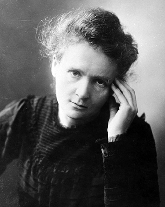 Polish-born French physicist Marie Curie.