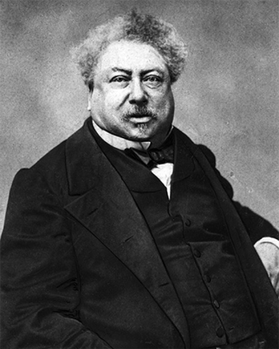 French author Alexandre Dumas.