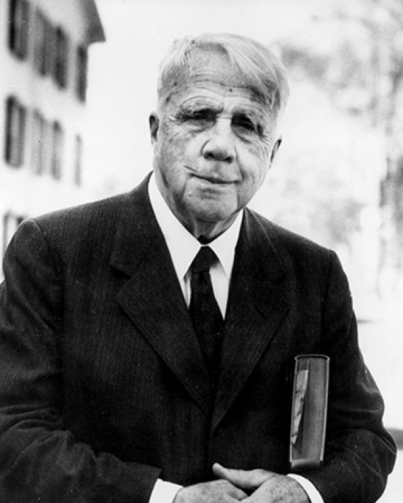 American poet Robert Frost.