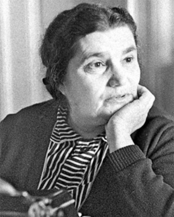 Russian author Yevgenia Semyonova Ginzburg.