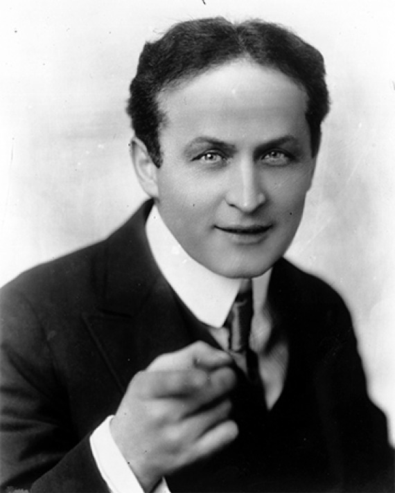 American magician Harry Houdini.
