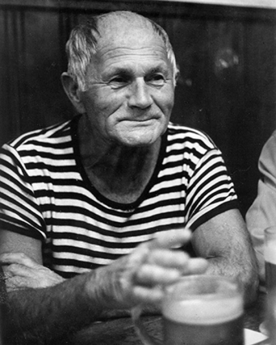 Czech writer Bohumil Hrabal.