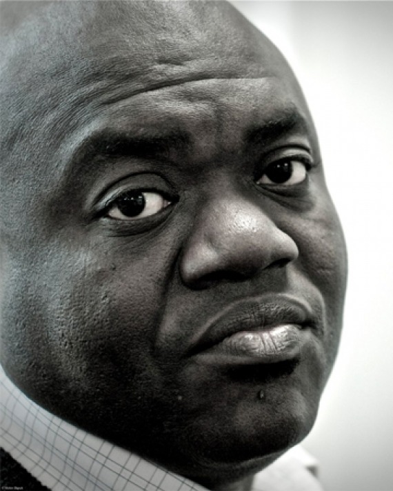 Black and white photograph of E. C. Osondu.