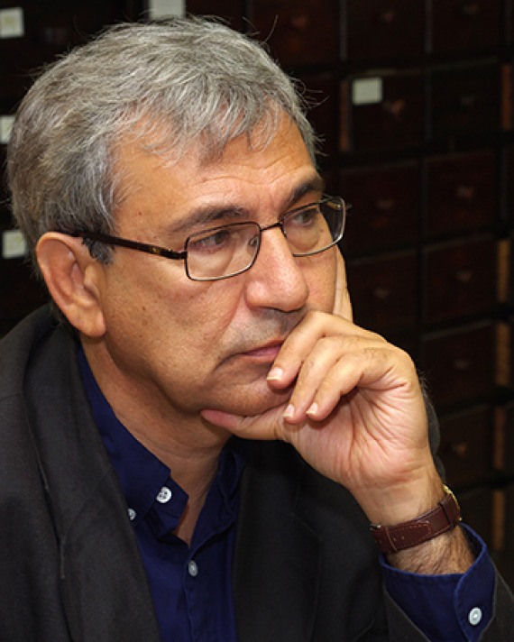 Turkish author Orhan Pamuk.