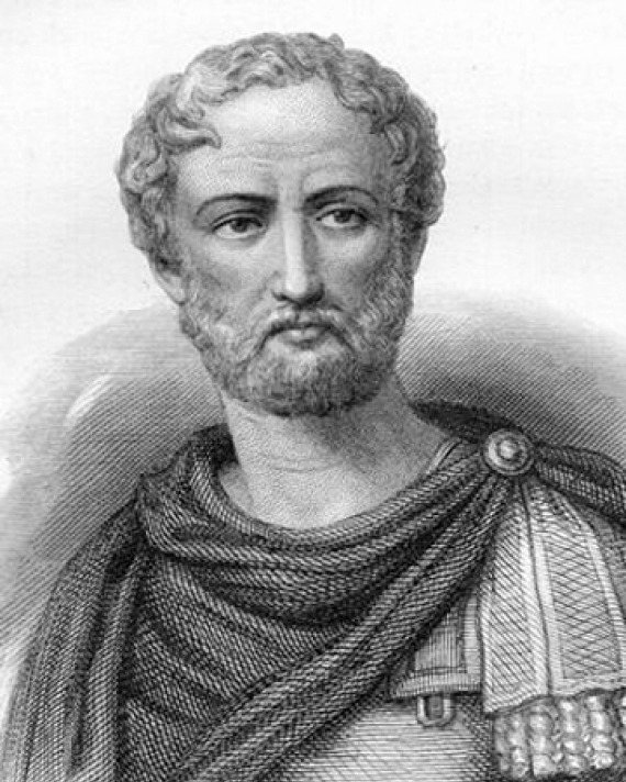 Engraving of Pliny the Elder.