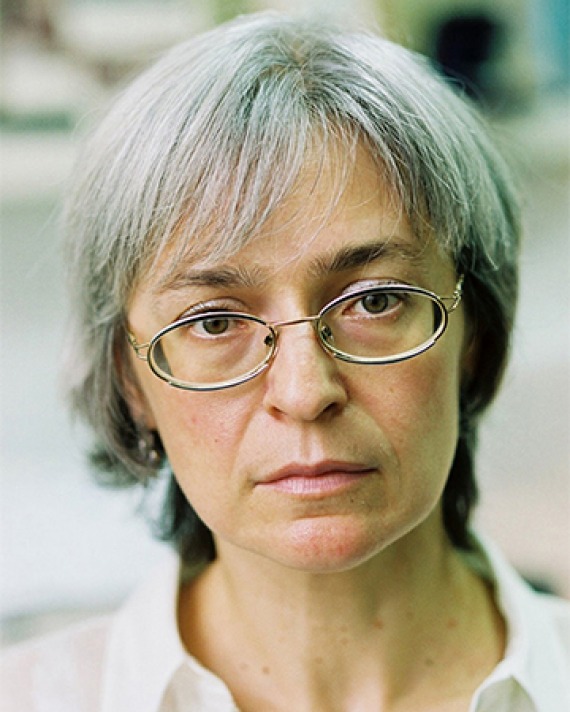 Anna Politkovskaya Photograph of Russian journalist Anna Politkovskaya.
