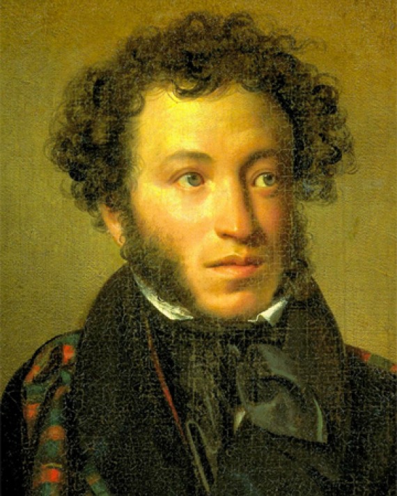 Aleksandr Pushkin Color portrait of Russian poet, novelist, and dramatist Aleksandr Pushkin.