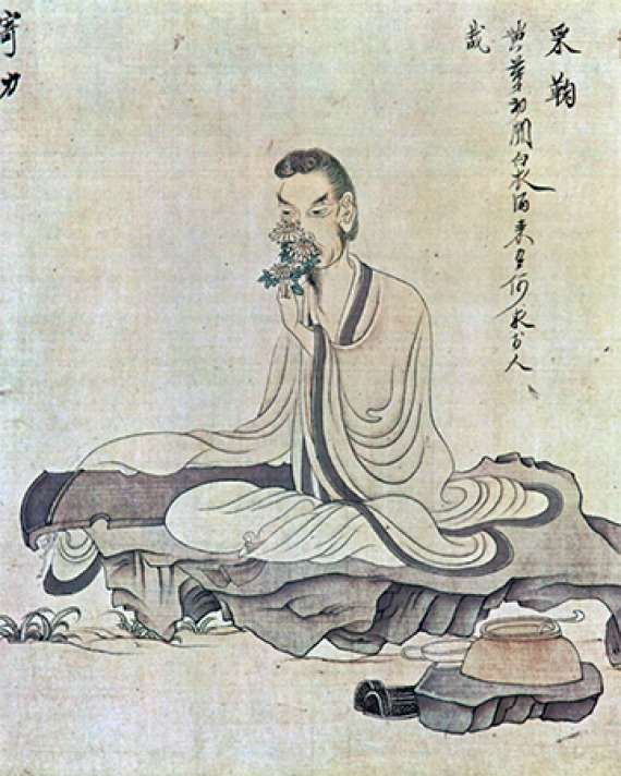 Chinese poet Tao Qian.
