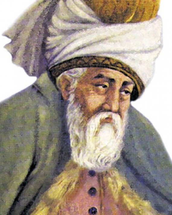 Sufi mystic and poet Rumi.