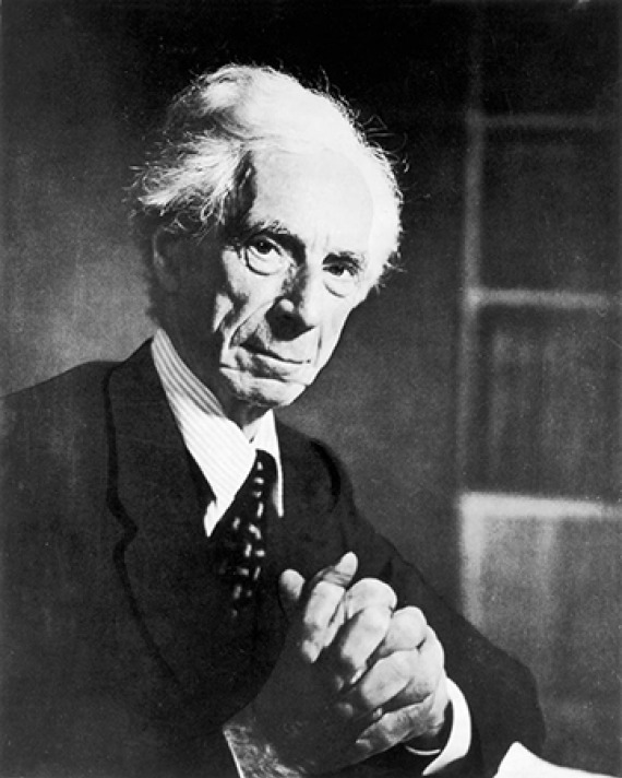 British philosopher, logician, and social critic Bertrand Russell.