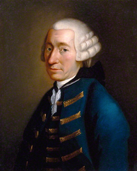 Scottish novelist Tobias Smollett.