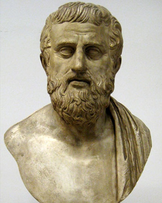 Greek dramatist Sophocles.