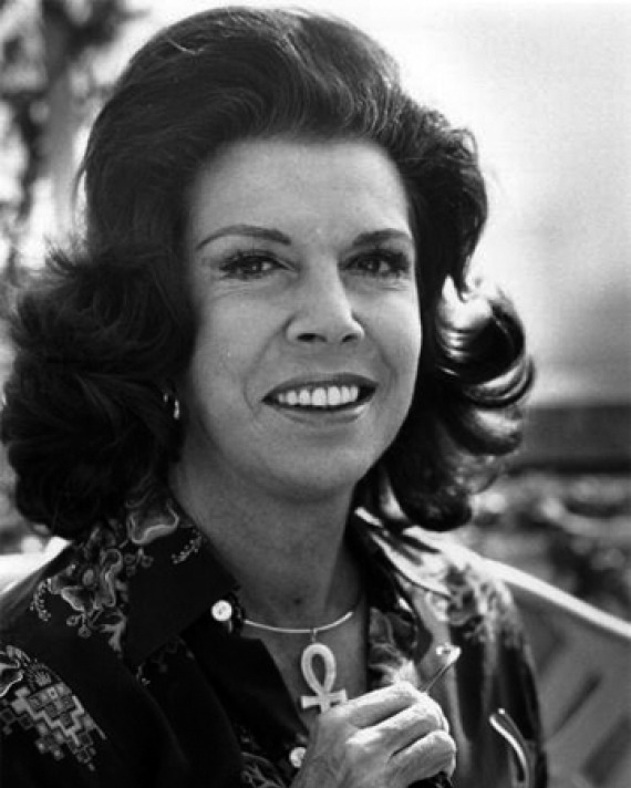 Photograph of American author Jacqueline Susann.