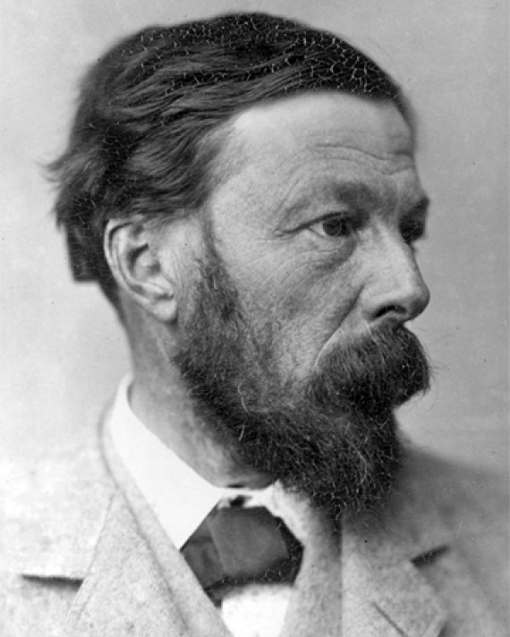 Photograph of English essayist, poet, and biographer John Addington Symonds.