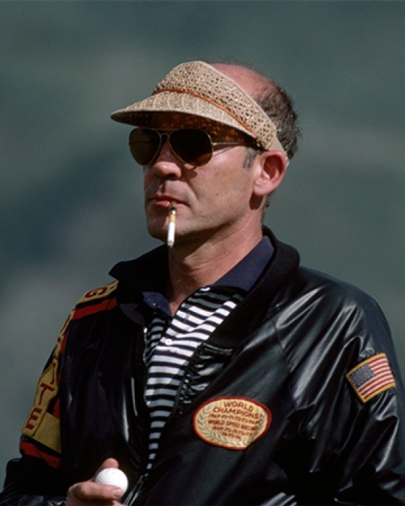 American journalist Hunter S. Thompson.