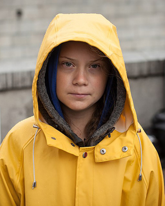 Greta Thunberg. Photograph by Anders Hellberg (CC BY 4.0) Photograph of Greta Thunberg by Anders Hellberg (CC BY 4.0)