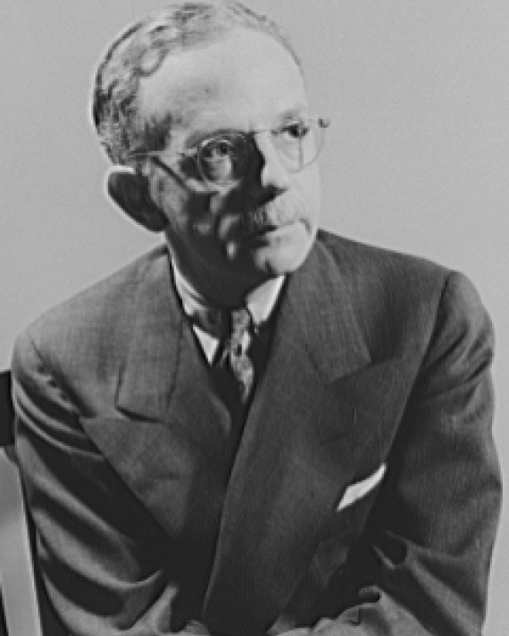 A black and white photograph of Walter Francis White.