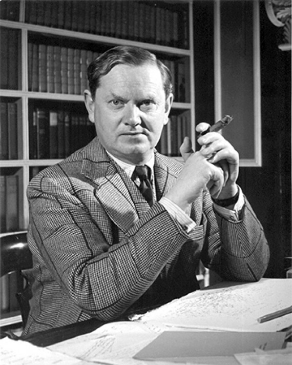 English author Evelyn Waugh.